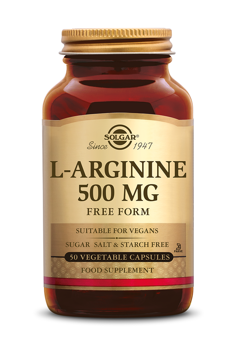 Solgar L-Arginine 500 mg Capsules 50VCP