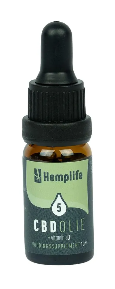Hemplife CBD Olie 5% + Vitamine D 10ML