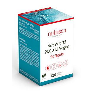 Nutrisan NutriVit D3 2000IU Vegan Softgels 120SG Nutrisan NutriVit D3 2000IU Vegan Softgels 120SG
