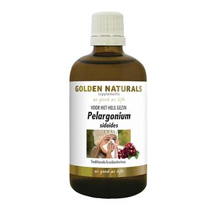 Golden Naturals Pelargonium Druppels 50ML Golden Naturals Pelargonium Druppels 50ML