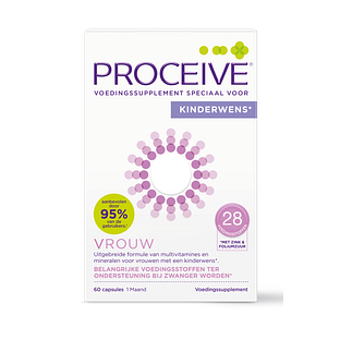 Proceive Kinderwens Vrouw Capsules 60CP