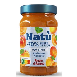 Natù Biologische Abrikozenjam 240GR Natù Biologische Abrikozenjam 240GR