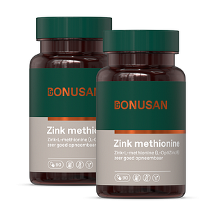 Bonusan Zinkmethionine 15mg Capsules Duoverpakking 2x90CP