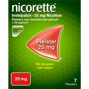 Nicorette Pleister 25mg Invisipatch 7ST