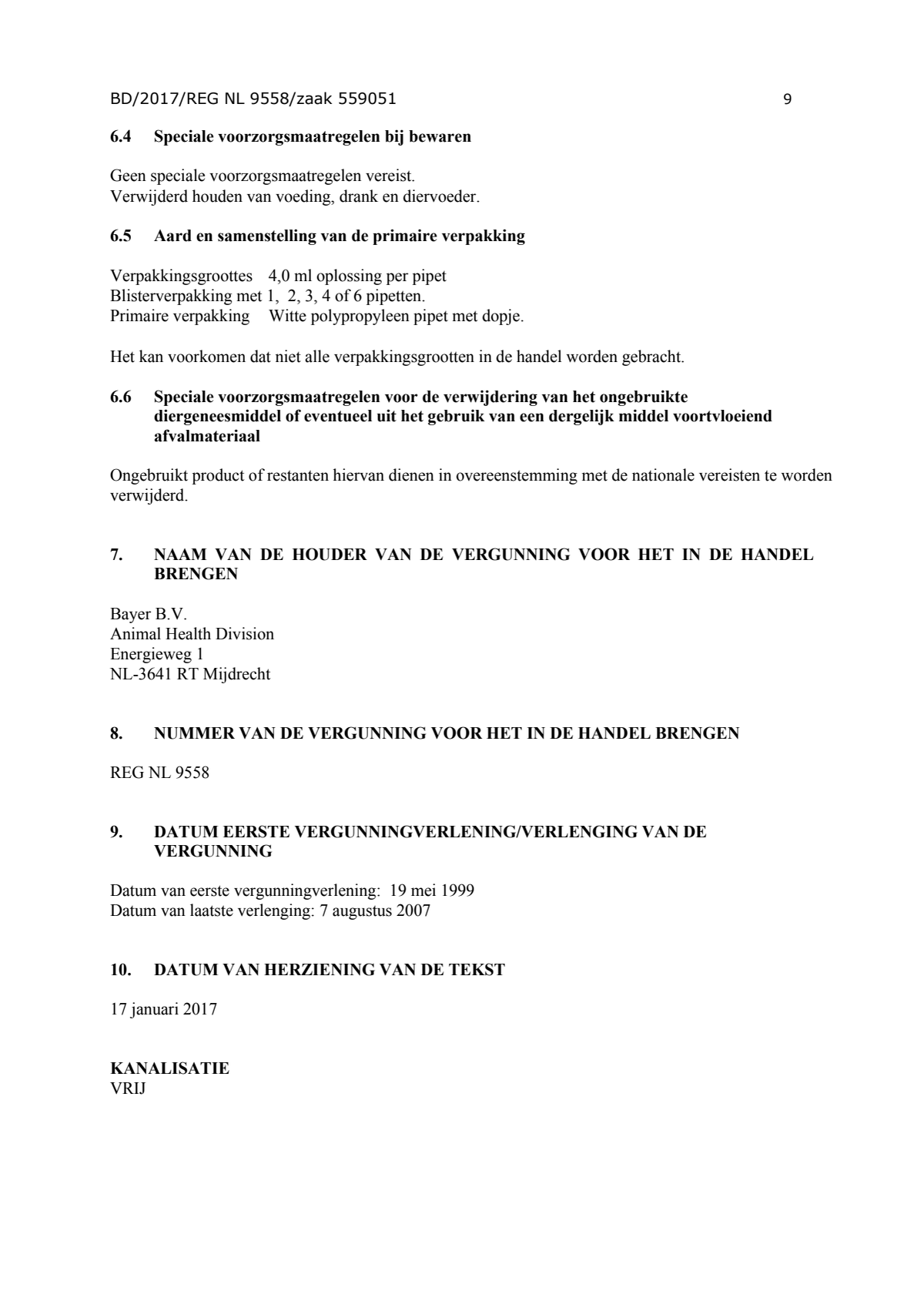 Hond afbeelding van document #9, instructions
