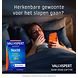 Valdispert Nacht Sterk Tabletten 40TB Vrouw model in bed met mobiel