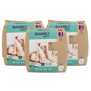 Bambo Nature Maat 3 Luiers M Multiverpakking 3x28ST