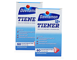 Davitamon Multi 12+ Tiener Kauwtabletten Aardbei 2x60KTB