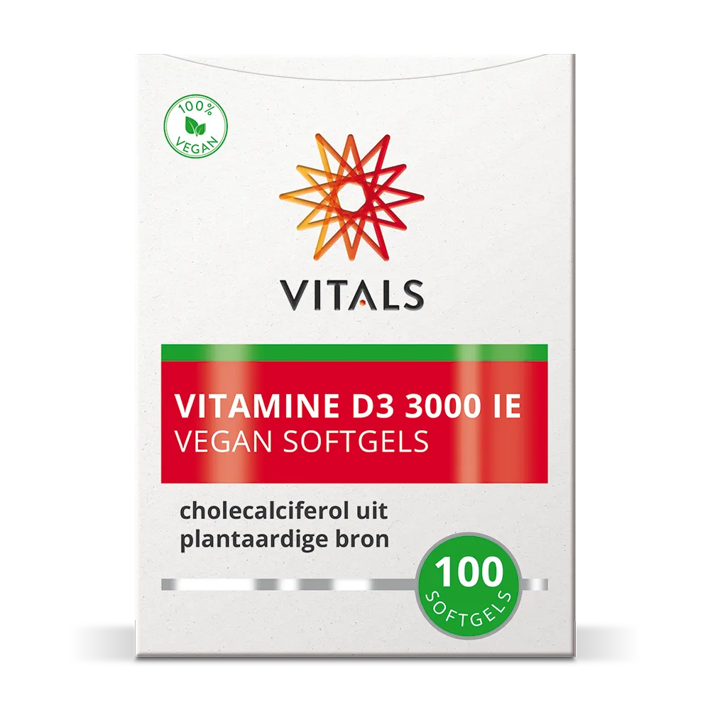Vitals Vitamine D3 3000IE Softgels