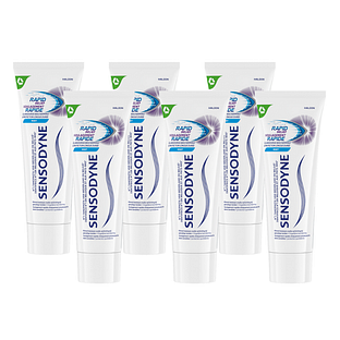 Sensodyne Rapid Relief Tandpasta Multiverpakking 6x75ML