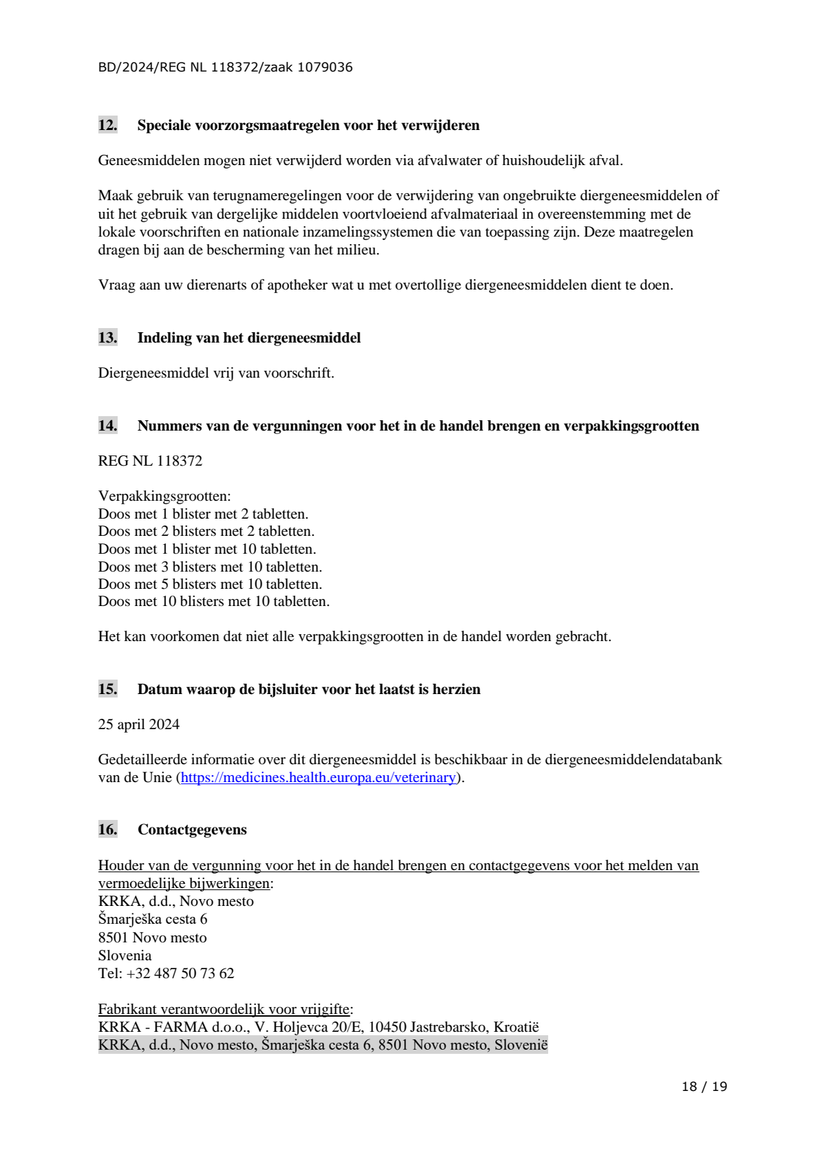 Wormmiddel all-in-one Kat afbeelding van document #18, leaflet