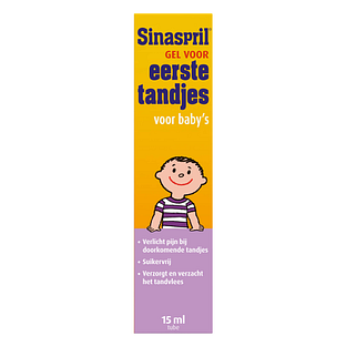 Sinaspril Gel Voor Eerste Tandjes 15ML