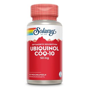 Solaray Ubiquinol COQ-10 50mg Capsules 30CP