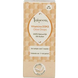 Laveen Vitamine D3K2 Olijfolie Druppels 30ML Laveen Vitamine D3K2 Olijfolie Druppels 30ML