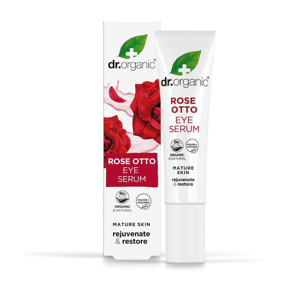 Dr Organic Rose Otto Oogserum afbeelding