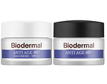 Biodermal Combiset Biodermal Anti Age 40+ Gezichtsverzorgingsroutine - Dag- en Nachtcrème - 2 stuks