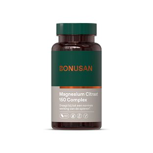 Bonusan Magnesium Citraat 150 Complex Tabletten 60TB