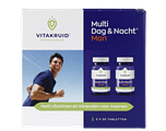 Vitakruid Multi Dag & Nacht Man 100% Vegan 2 x 30 60TB