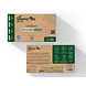 Gloovy Eco Recyclebare Handschoenen Blauw M 100ST Gloovy Eco Recyclebare Handschoenen Blauw M 100ST