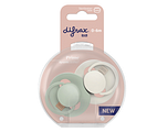 Difrax LOVI Prime Pacifier 0-6 Months - Coconut/Pistachio 2ST