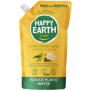 Happy Earth Pure Hand Soap Refill Jasmine Ho Wood 600ML