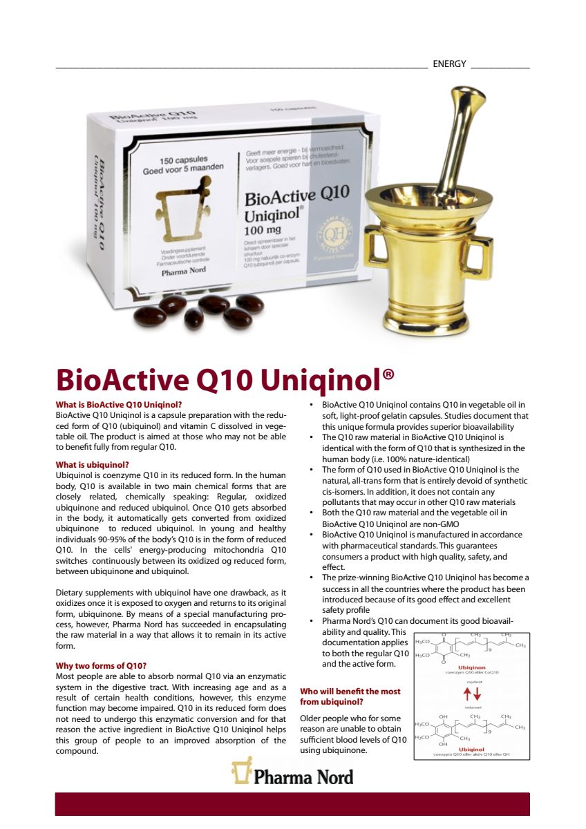 BioActive Uniqinol 100mg Capsules afbeelding van document #1, instructions