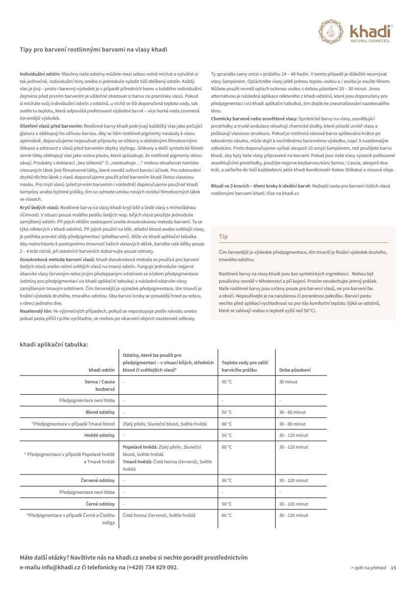 Haarverf Natural Hazel afbeelding van document #15, instructions