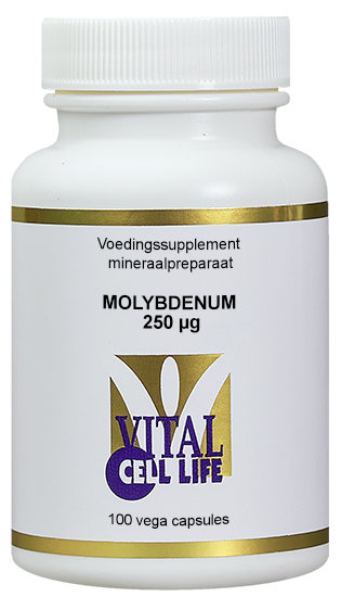 Vital Cell Life Molybdenum 250 mcg Capsules Vital Cell Life Molybdenum 250 mcg Capsules
