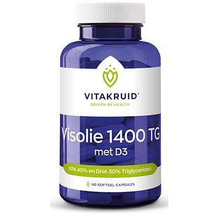 Vitakruid Visolie 1400 TG® Triglyceriden met D3 60SG
