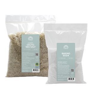 Mattisson HealthStyle Celtic Sea Salt Grof en Baking Soda Combi Set 2 Stuks