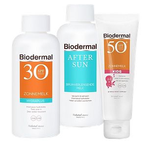 Biodermal Zon Familie Pakket Zonnemelk 3ST Biodermal Zon Familie Pakket Zonnemelk 3ST
