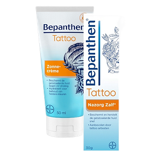 Bepanthen Tattoo Zomerpakket - Nazorg Zalf en Zonnecrème 2 Stuks