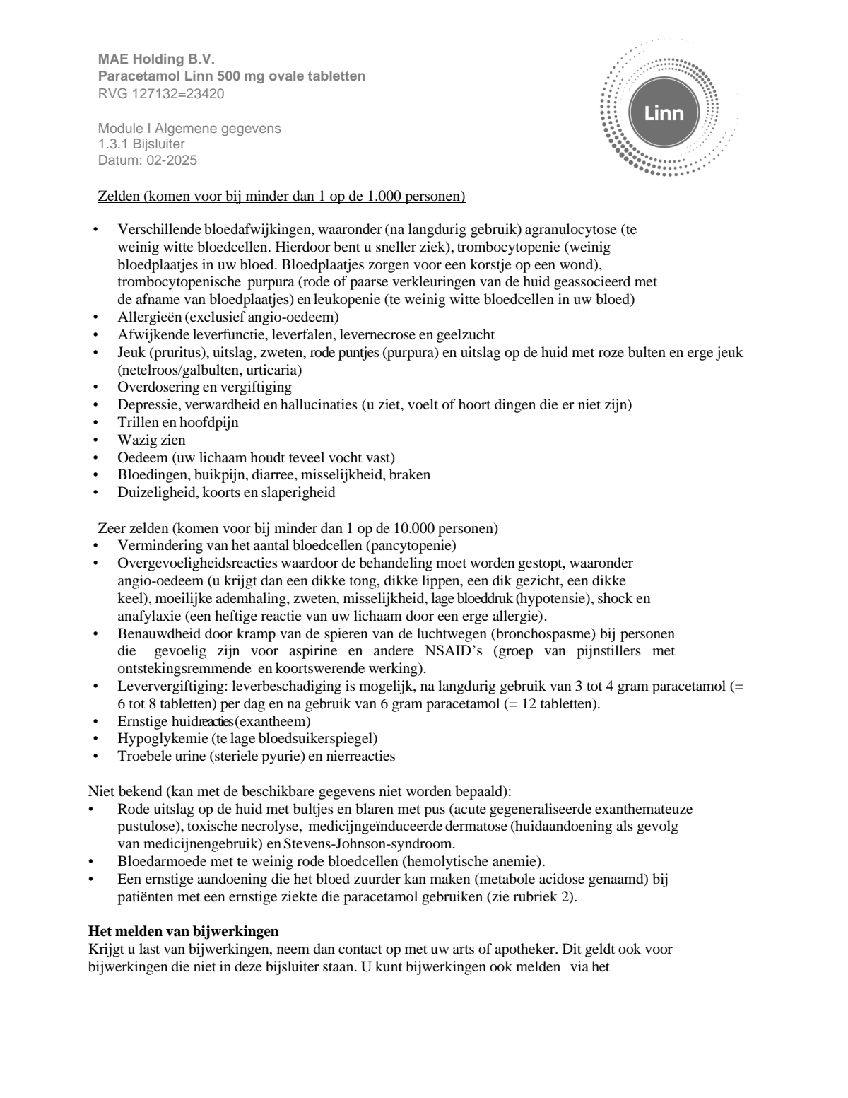 Paracetamol Ovaal afbeelding van document #6, leaflet