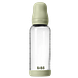 BIBS Glas Latex Medium Flow Babyfles 2+ Maanden Sage 1ST Babyfles met dop erop
