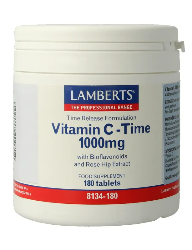 Lamberts Vitamine C 1000Time Release & Bioflavonoiden Tabletten afbeelding 1