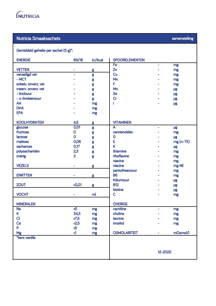Smaaksachets Kers-Vanille afbeelding van document #1, info_folder