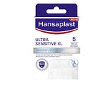 Hansaplast Ultra Sensitive XL Wondpleister 5ST