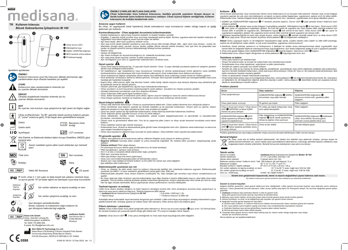 IB100 Insectenbeet Verzachter afbeelding van document #25, instructions