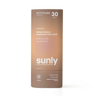 Attitude Sunly SPF30 Tinted Sunscreen Face Stick 20GR Attitude Sunly SPF30 Tinted Sunscreen Face Stick 20GR