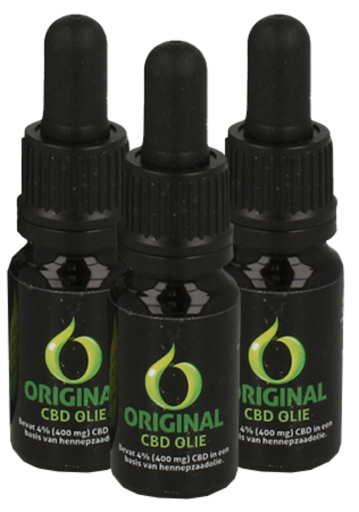 Original CBD CBD-Olie 400mg 4% 10ml 3st afbeelding 1