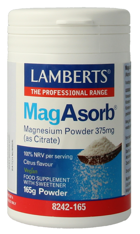 Lamberts MagAsorb 375mg Poeder 165GR