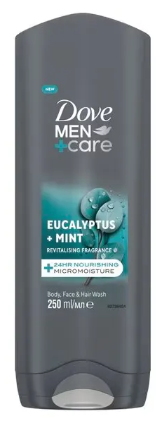 Dove Men +Care Eucalyptus Mint Body Face & Hair Wash