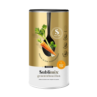 Sublimix Groentenbouillon Poeder Zoutarm 260GR