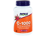 NOW C-1000 met 100mg Bioflavonoïden Capsules 100ST NOW C-1000 met 100mg Bioflavonoïden Capsules 100ST
