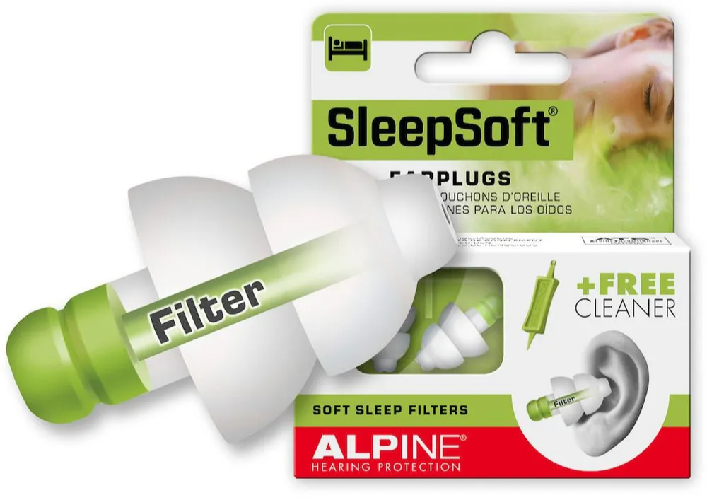 Alpine SleepSoft Soft Sleep Filters Oordoppen afbeelding