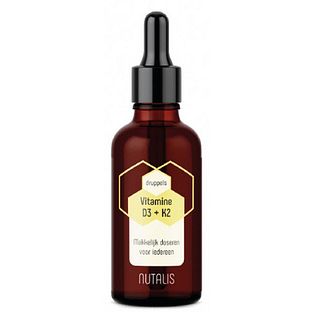 Nutalis Vitamine D3 + K2 Druppels 50ML Nutalis Vitamine D3 + K2 Druppels 50ML