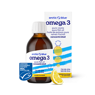 Arctic Blue Omega-3 Visolie Citroensmaak 150ML