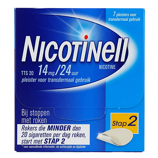Nicotinell Pleisters 14 mg - voor stoppen met roken 7ST