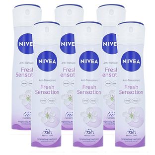 Nivea Fresh Sensation Anti-Transpirant Spray Voordeelverpakking 6x150ML