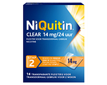 Niquitin Clear Pleisters 14mg Stap 2 14ST